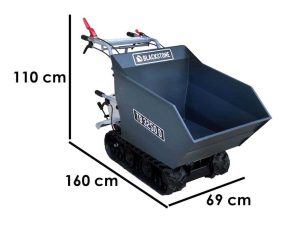 Raupendumper BlackStone TB 3250 D - manuelle Dumper Mulde - maximale Tragfähigkeit 320 kg