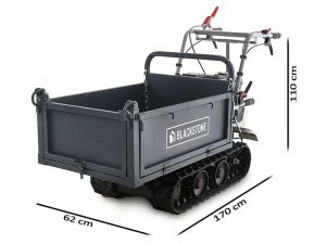 Raupendumper Blackstone TB 3250 F mit kippbarer Bordwand - Tragfähigkeit 320 Kg