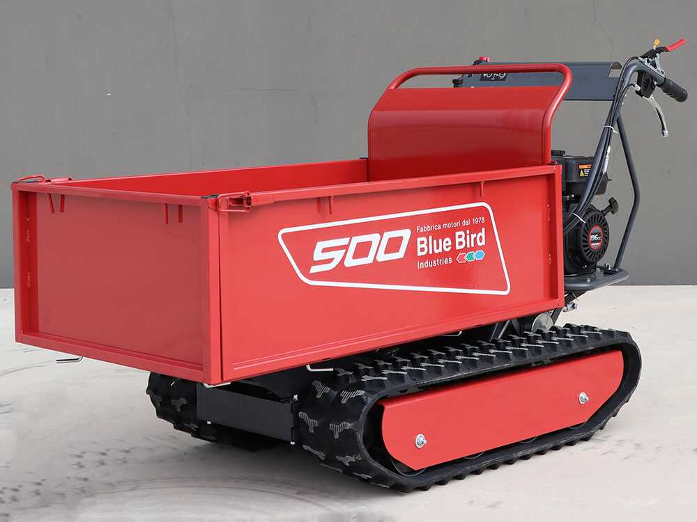 Raupendumper BLUE BIRD Transporter 500 H - Ausziehbare Mulde mit 500 kg Tragfähigheit – Bild 3