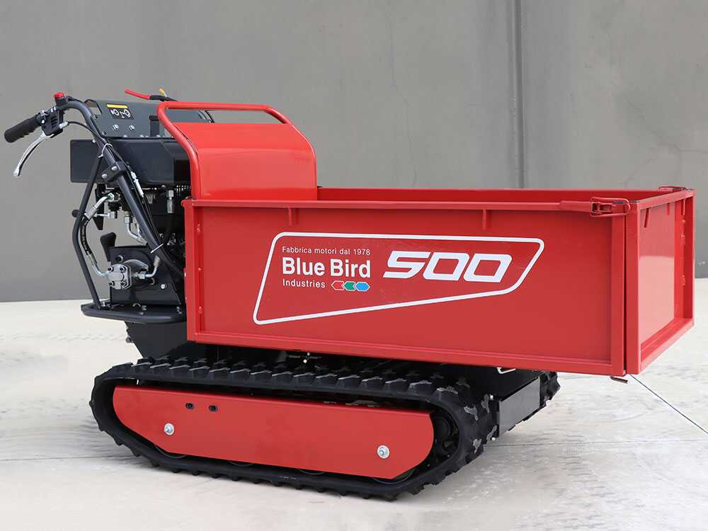 Raupendumper BLUE BIRD Transporter 500 H - Ausziehbare Mulde mit 500 kg Tragfähigheit – Bild 4