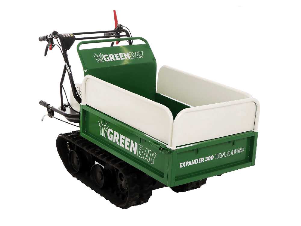 Raupendumper GreenBay EXPANDER 300 - Honda GP160 Motor - ausziehbarer Kasten – Bild 2