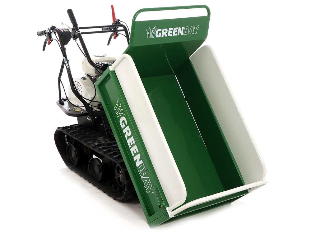 Raupendumper GreenBay EXPANDER 300 - Honda GP160 Motor - ausziehbarer Kasten – Bild 3