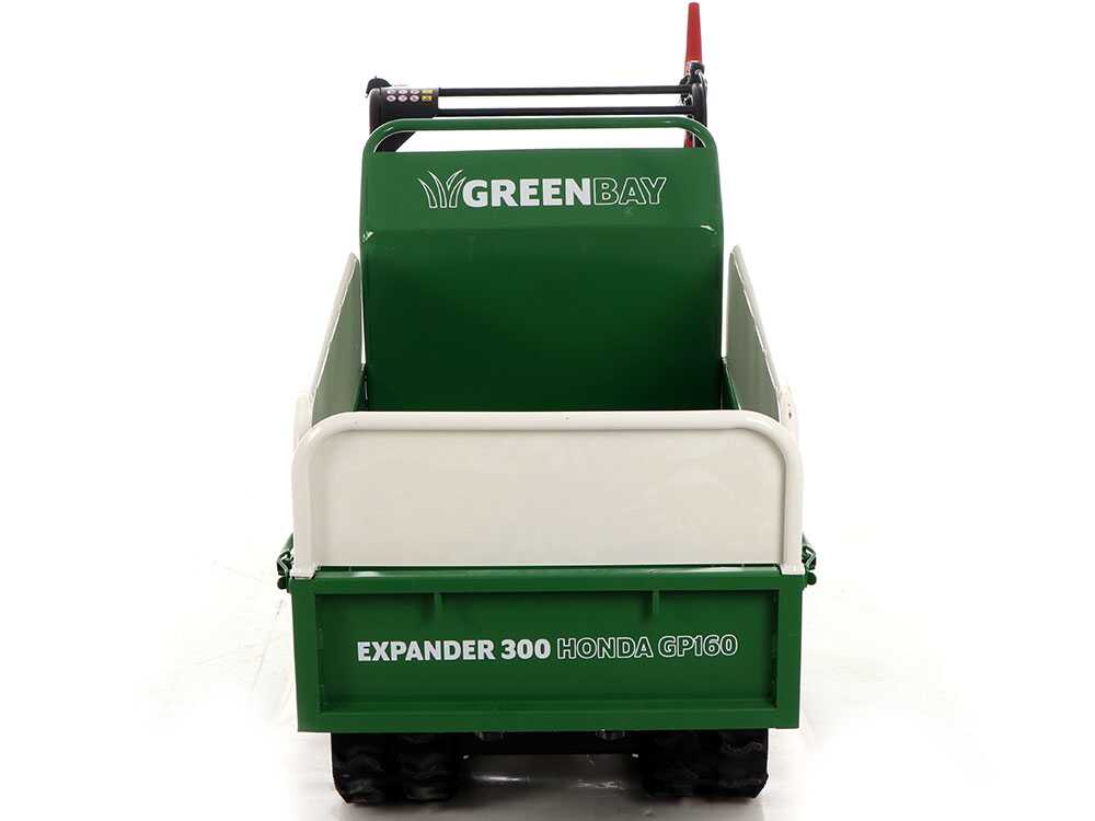 Raupendumper GreenBay EXPANDER 300 - Honda GP160 Motor - ausziehbarer Kasten – Bild 4
