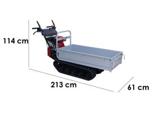 Raupendumper Honda HP 500 BX E1 - ausziehbare Kastenmulde - Tragfähigkeit 500 kg