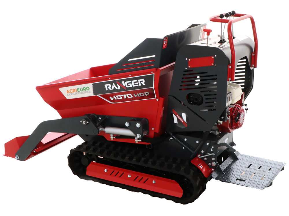 Raupendumper Ranger H570 HDP-E - Motor Honda GX200 - Elektrostarter – Bild 3