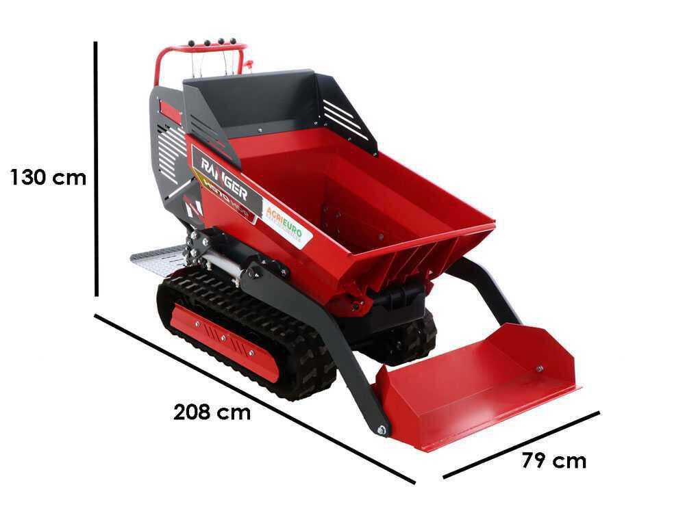 Raupendumper Ranger H570 HDP-E - Motor Honda GX200 - Elektrostarter