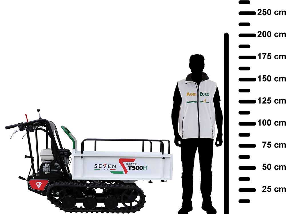 Raupendumper Seven Italy T500H GX - ausdehnbare Mulde - Tragfähigkeit 500 kg – Bild 2