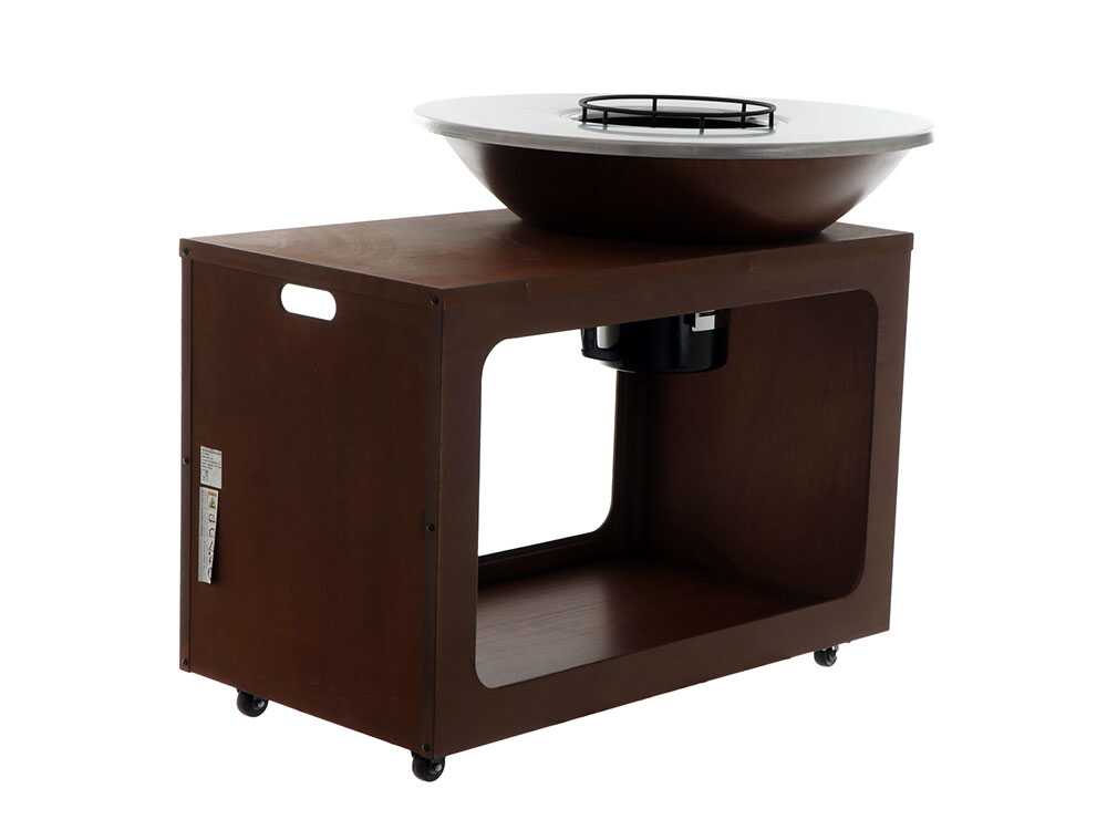 RoyalFood COR-4250 - Holzgrill aus Corten-Stahl – Bild 4