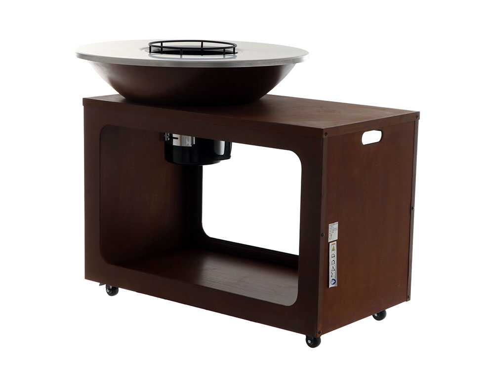 RoyalFood COR-4250 - Holzgrill aus Corten-Stahl – Bild 2