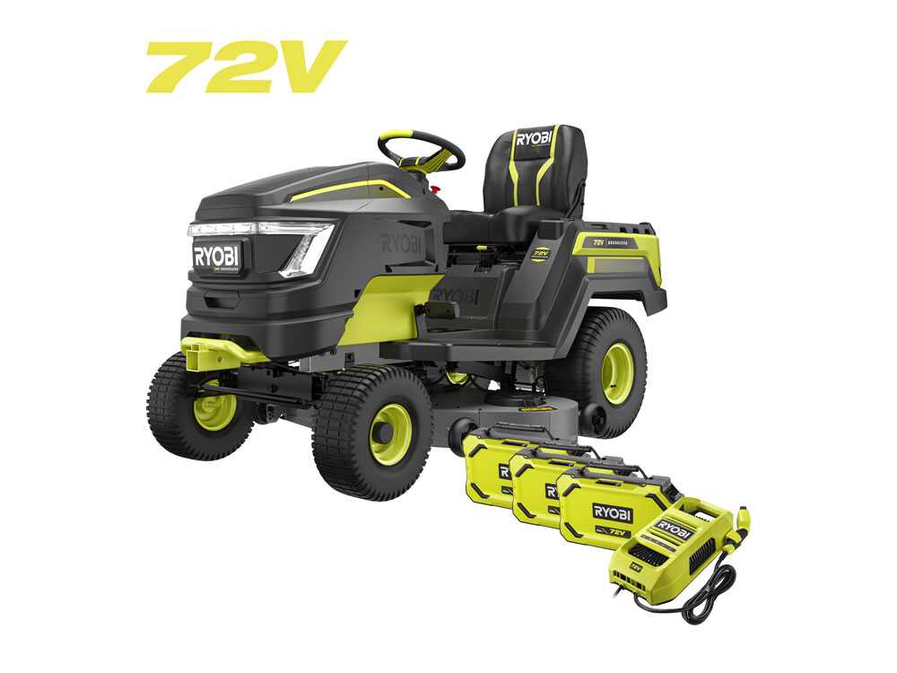 RYOBI RY72TMX117-310 Akku-Rasentraktor- 72V / 3x10Ah – Bild 3