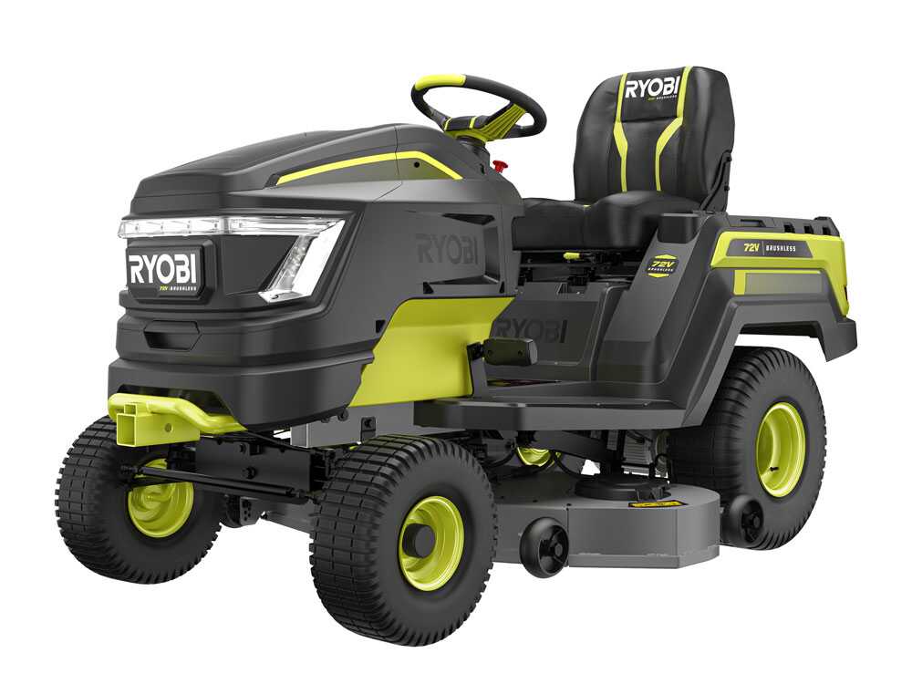 RYOBI RY72TMX117-310 Akku-Rasentraktor- 72V / 3x10Ah