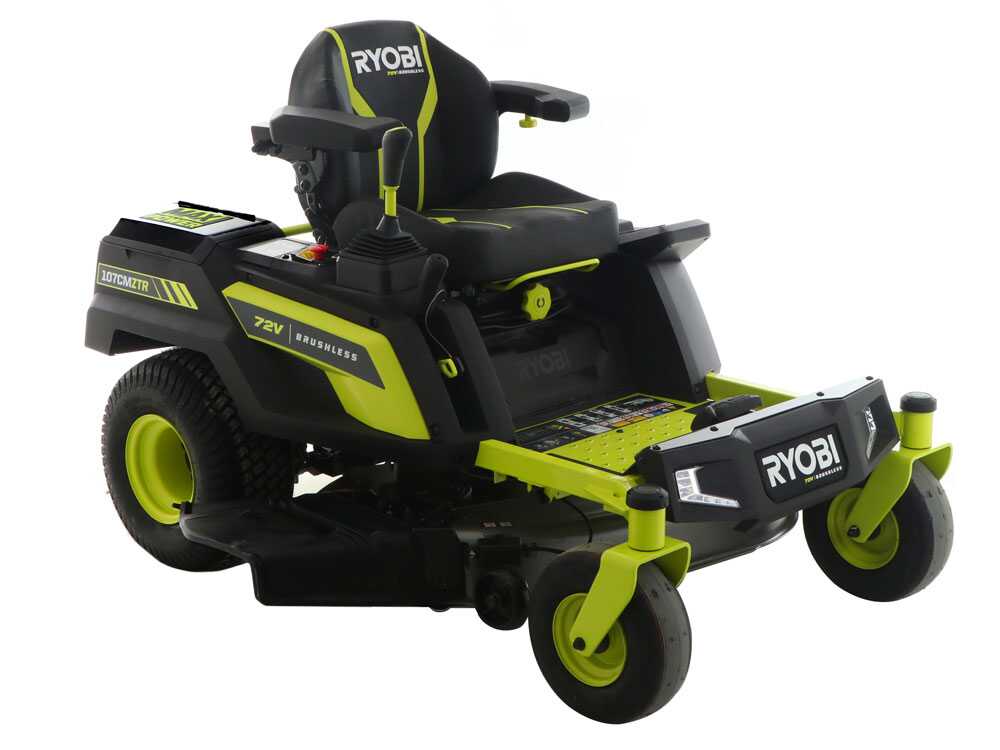 Ryobi ZTRX107 - Akku-Nullwendekreismäher - 72V/20Ah - Schnittbreite 107cm - 2in1 – Bild 2