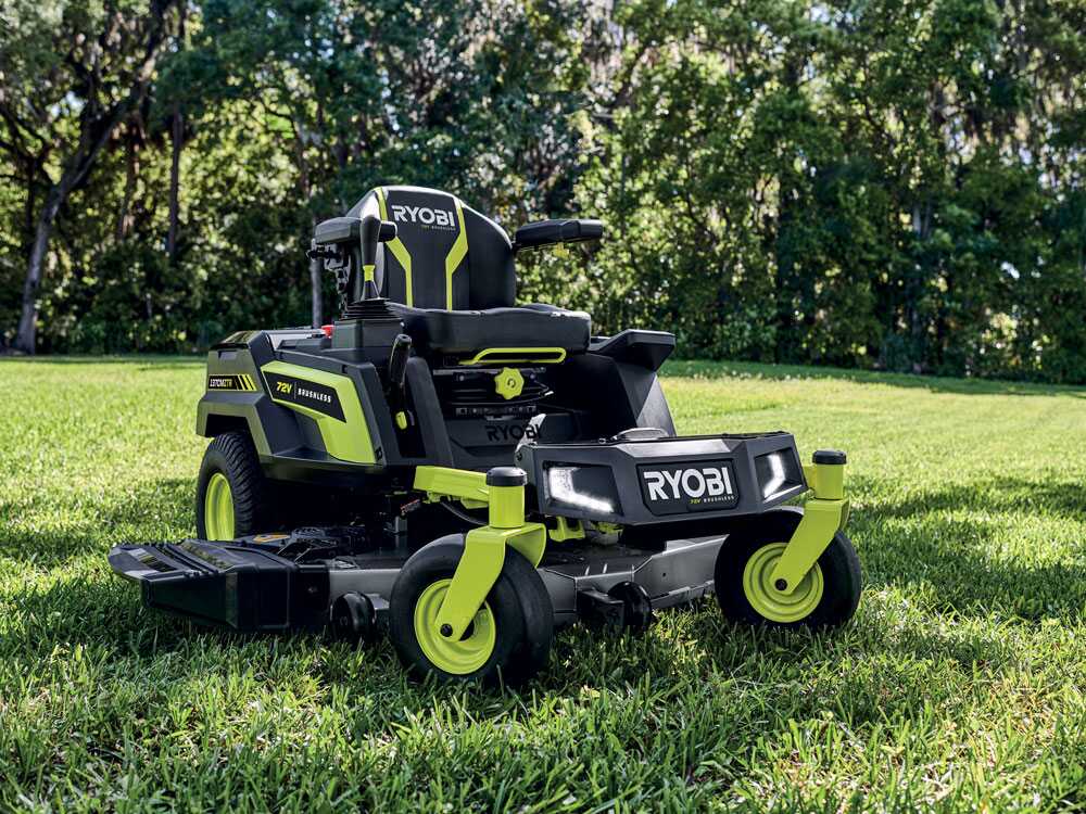 Ryobi ZTRX137 - Akku-Nullwendekreismäher - 72V/30Ah - 137cm Schnittbreite - 2in1 – Bild 3