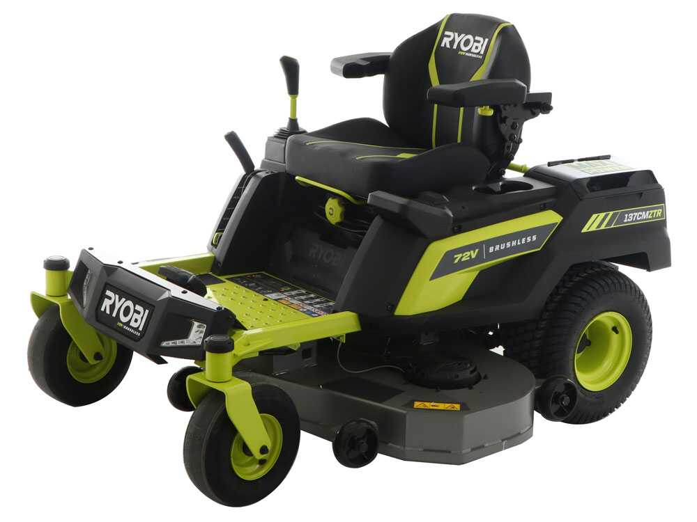 Ryobi ZTRX137 - Akku-Nullwendekreismäher - 72V/30Ah - 137cm Schnittbreite - 2in1 – Bild 4