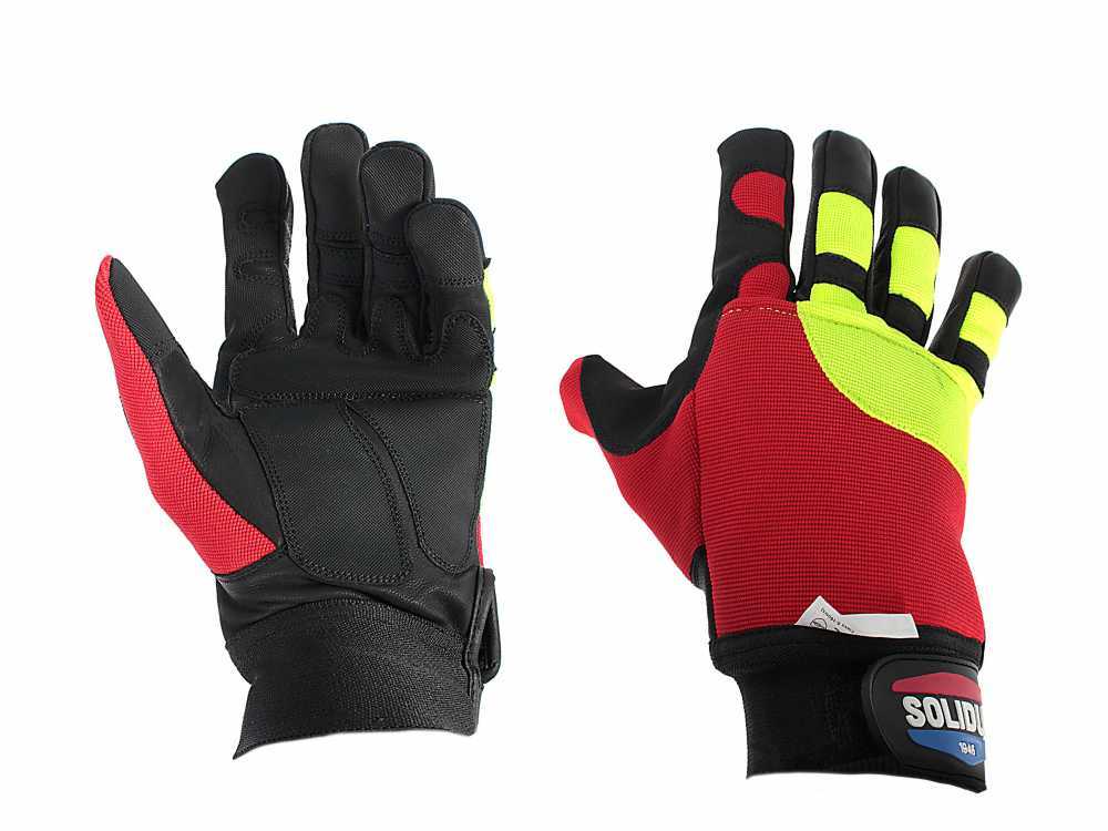 Schnittfeste Schutzhandschuhe für Motorsäge Solidur Forest - Größe M (Kleidergröße 9)