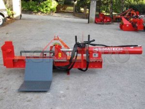 Simatech ST 350 - Liegender Holzspalter für Traktor - 35 T - Kolbenhub 1200 - hydraulischer Lader
