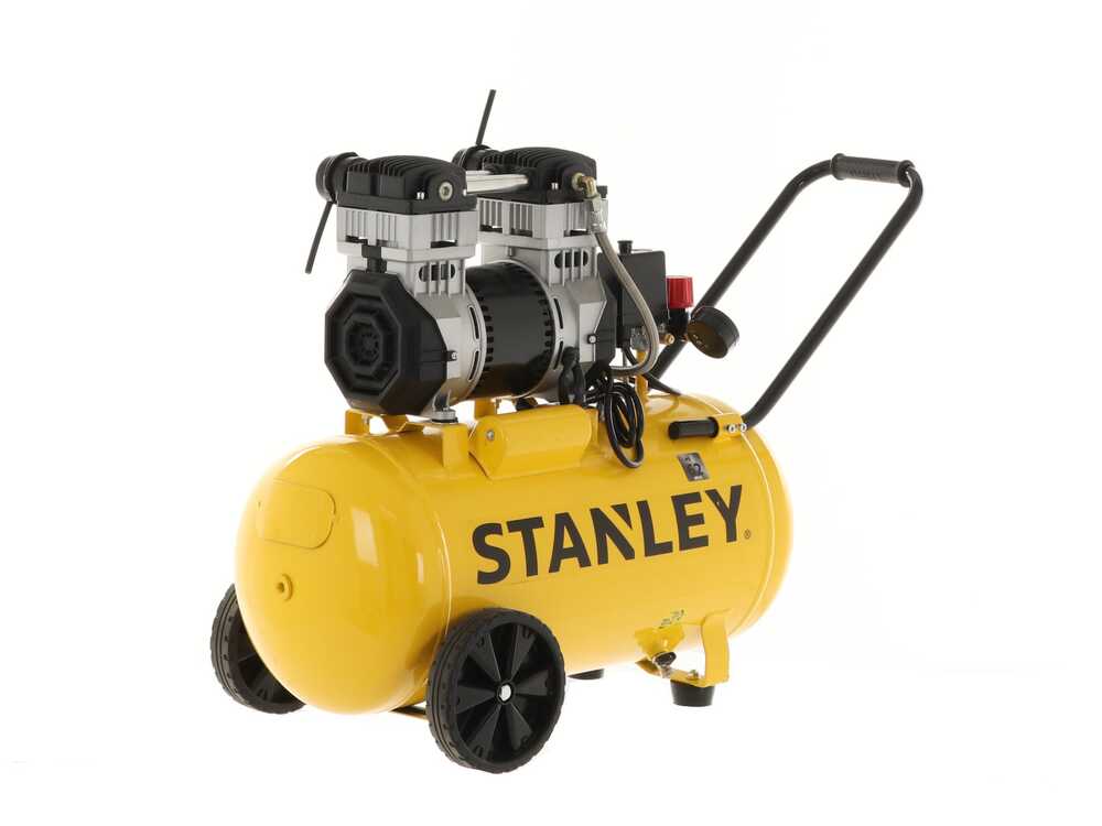 Stanley DST 240/8/50 - Elektrischer Kompressor auf Wagen leise – Bild 3