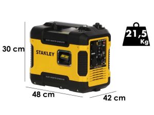 Stanley SIG 1900S - Inverter-Stromerzeuger 1,88 kW - Dauerleistung 1.7 kW - 230V