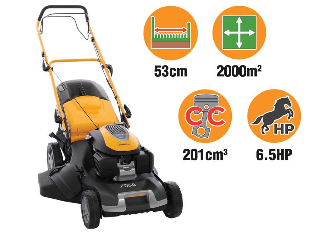 Stiga Combi 55 SQ H - Benzin-Rasenmäher - Honda-Motor GCVx200 - Schnittbreite 53cm – Bild 4