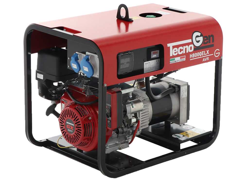TecnoGen H8000ELX - Benzin-Stromerzeuger 5.8 kW - Elektro-Starter - Dauerleistung 5.2 kW - 230V – Bild 2