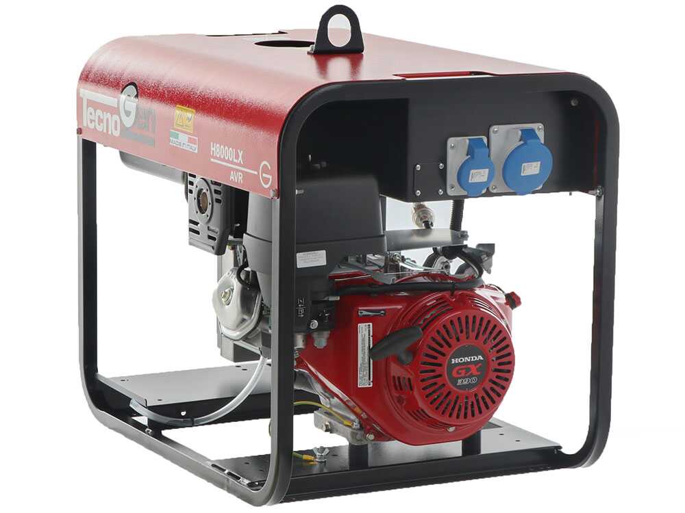 TecnoGen H8000LX - Benzin-Stromerzeuger 5.8 kW - Dauerleistung 5.2 kW - 230V – Bild 2