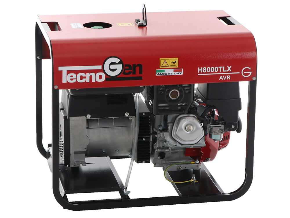 TecnoGen H8000TLX - Benzin- Stromerzeuger 6 kW - Dauerleistung 5.4 kW - 400V – Bild 2