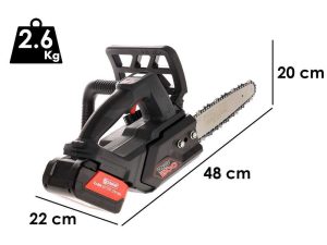Zanon ZP 200 - Akku-Kettensäge - 2x 18V - 5Ah - 20cm Schwert