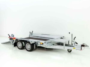 Temared Baumaschinenanhänger Builder 153x260cm 2,7t | Rampe-Neu
