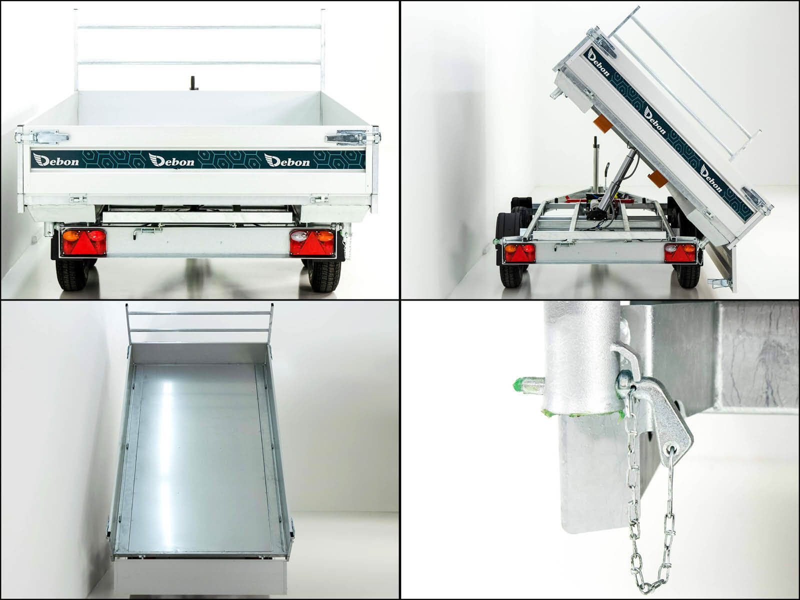 Debon Dreiseitenkipper 180×306 2,6t | E-Pumpe-Neu – Bild 3