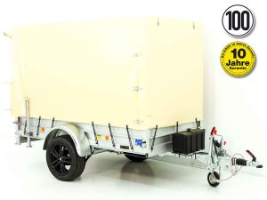 '-Anhänger „Edition 35“ Hochplane 160cm 125x250cm 1300kg | Typ 4.13 | Elfenbein Beige-Neu