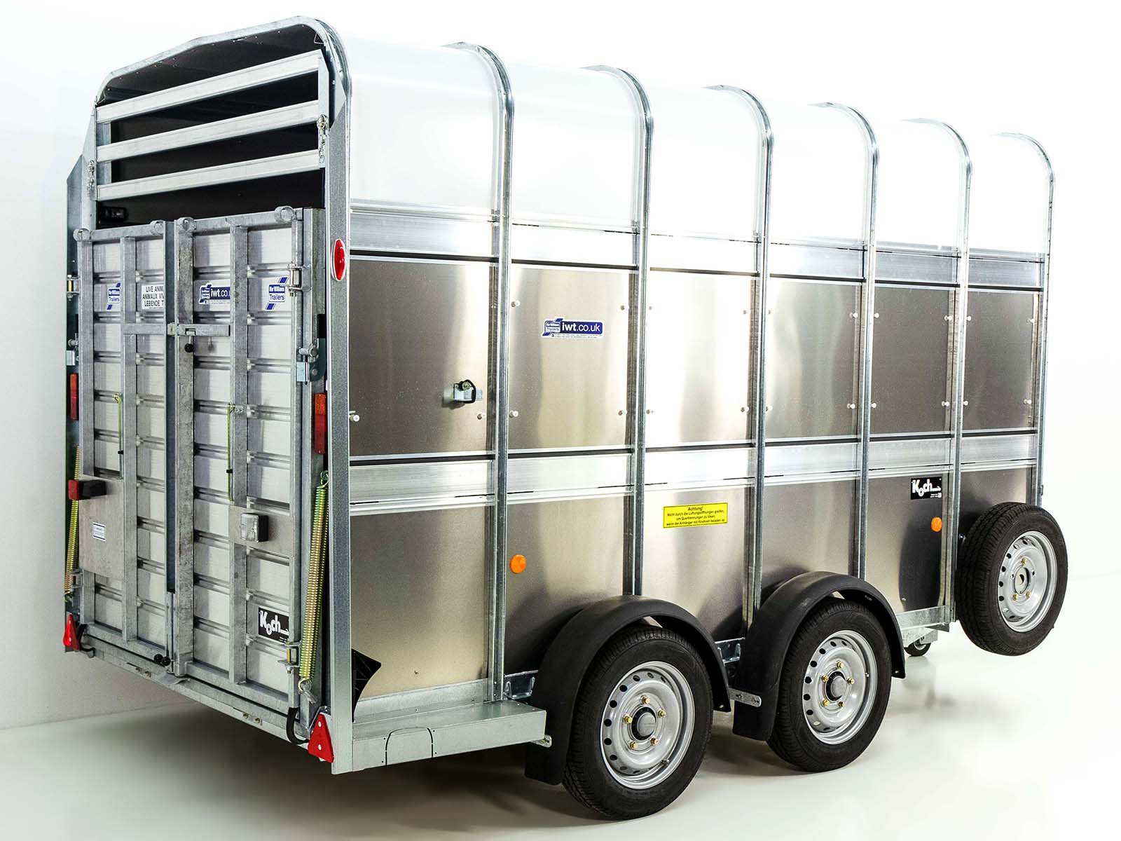 Ifor Williams Viehanhänger TA510 12×7 178×372 cm Höhe: 213 cm 3,5t Kombi/Tür-Neu – Bild 3