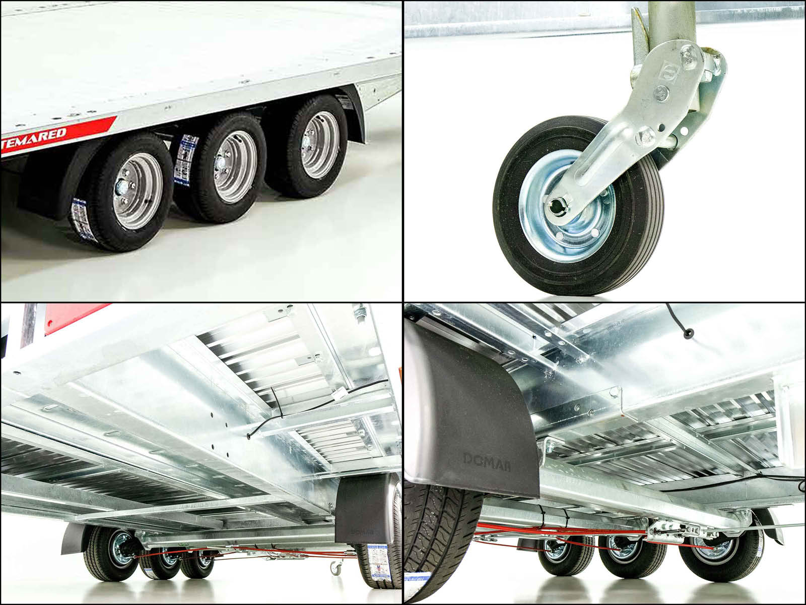 Temared Autotrailer CARLU 6021-S Aluboden 215x600cm 3,5t-Neu – Bild 2