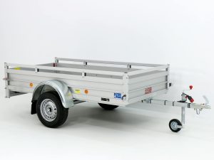 Anhänger mit Plane 125x250cm 750kg | Typ U4 | Flachplane Profi hellblau-Neu