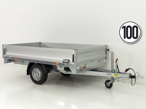 Vezeko Hochlader Anhänger DX13.26 | 162×267 cm | 1,3t-Neu