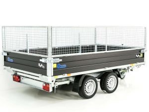 Debon Dreiseitenkipper 180×324 3,5t | Black Edition | Gitter | Rampen | Stützen-Neu