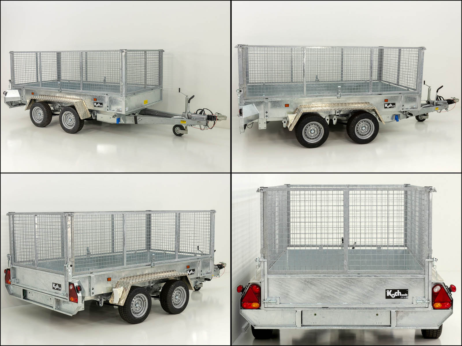 Variant Heckkipper 150x300cm 3,5t | E-Pumpe | Gitter 80cm-Neu – Bild 4