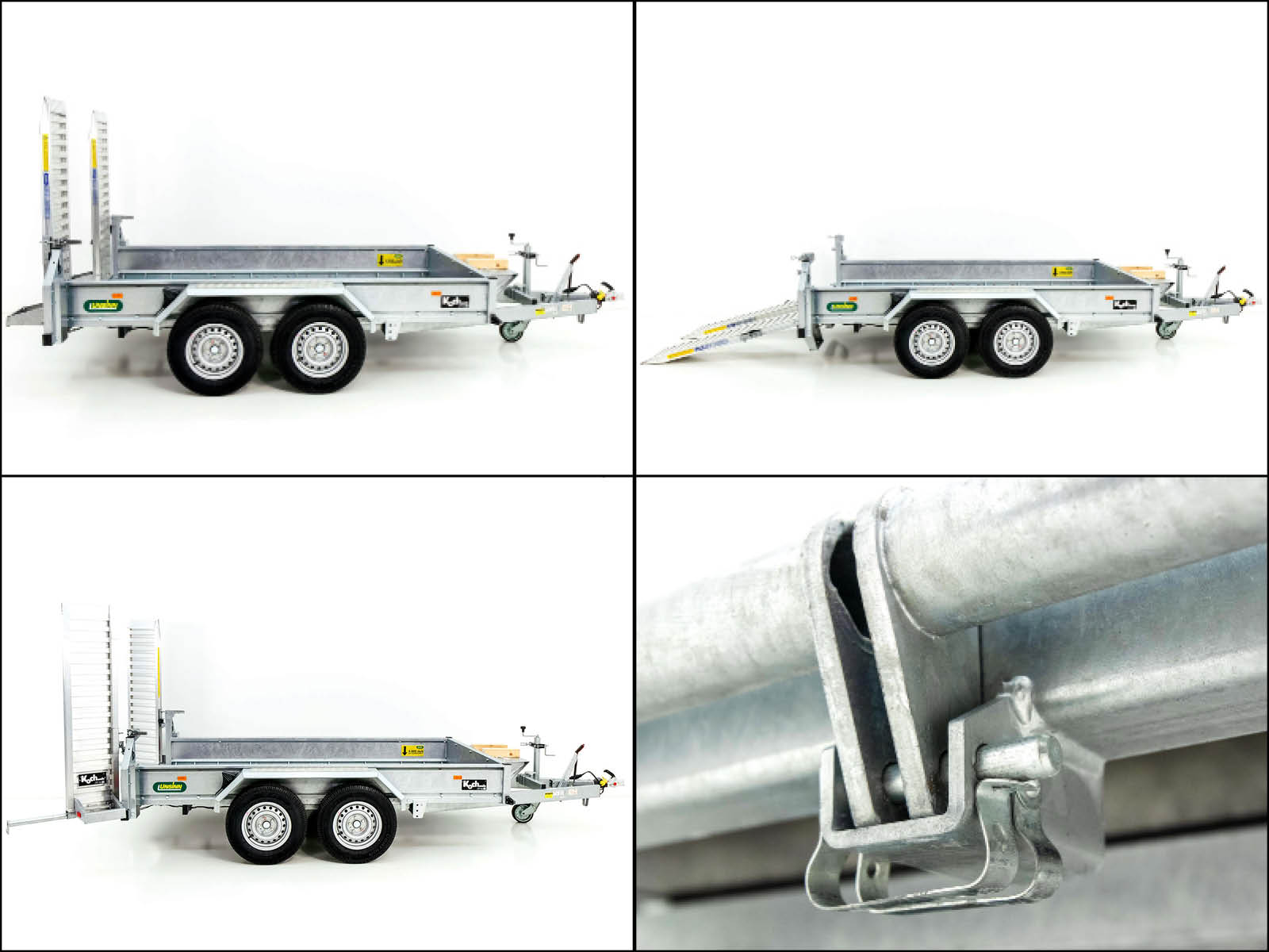 Unsinn Baumaschinenanhänger UBA 160x306cm 3,5t | Schwenk-Rampen-Neu – Bild 2