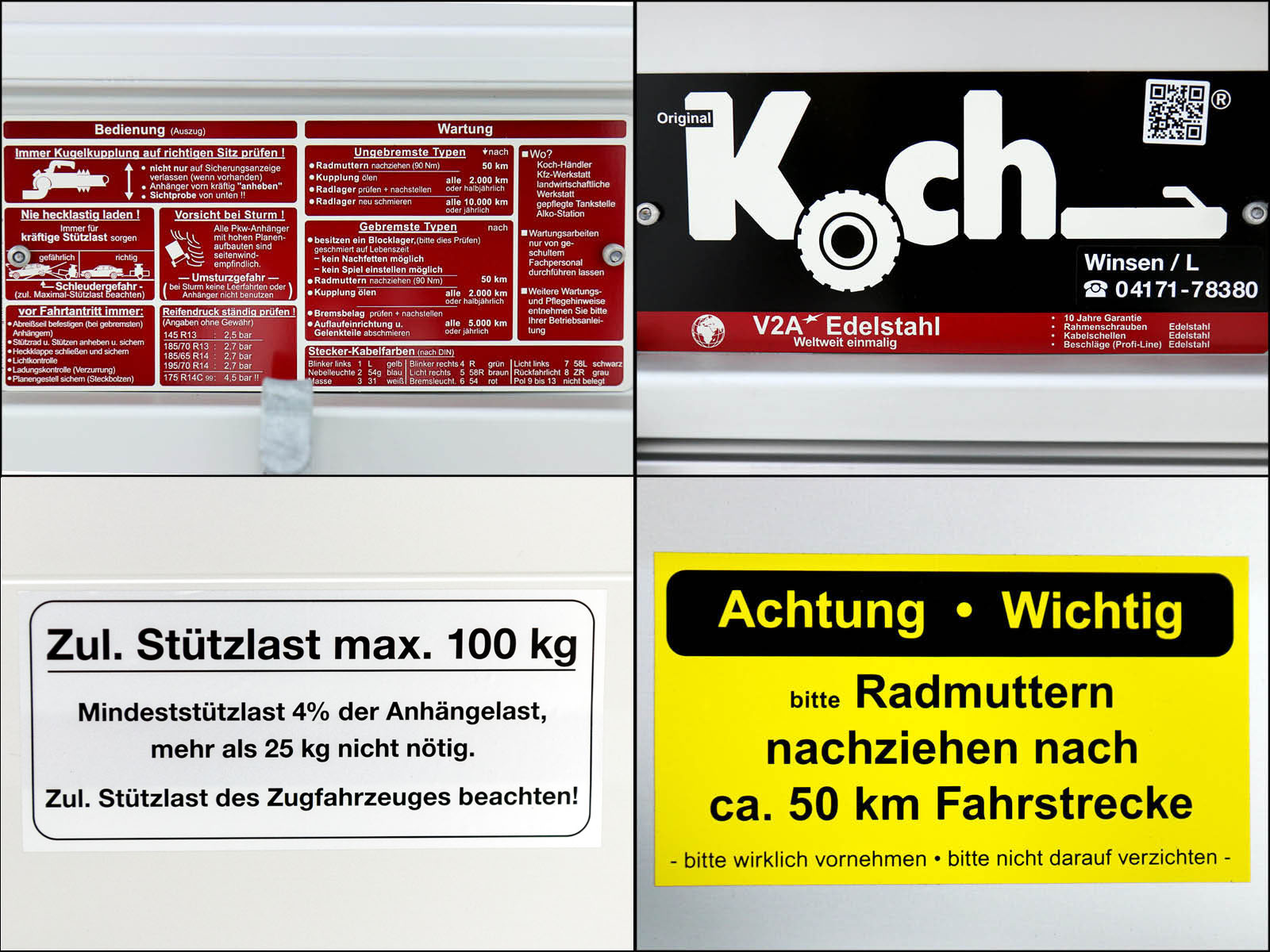 Deckelanhänger „CROSSLINE“ 125x250cm 1300kg | Höhe 65cm | Typ 4.13-Neu – Bild 2