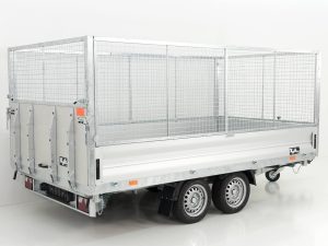Vezeko Multidreiseitenkipper VMDK35.3 | 185x350cm 3,5t | Ladefläche kippbar | Gitteraufsatz-Neu