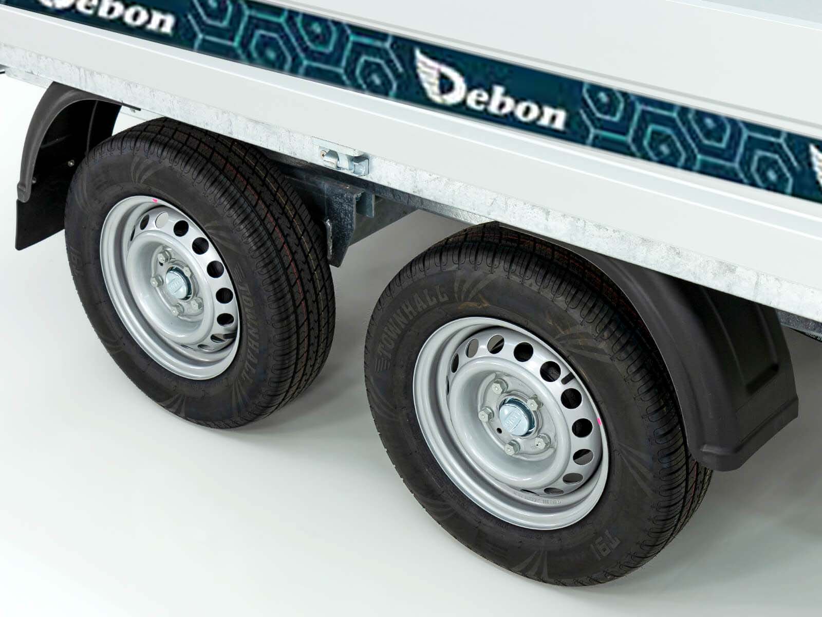 Debon Heckkipper 155x305cm 2,0t | E-Pumpe | Gitter 60 cm | AKTION-Neu – Bild 3